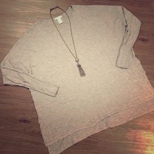 H&M Gray Pullover Sweater Size L
